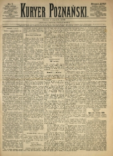 Kurier Poznański 1889.01.09 R.18 nr7