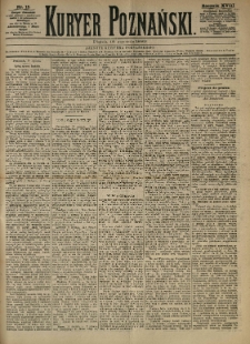 Kurier Poznański 1889.01.18 R.18 nr15