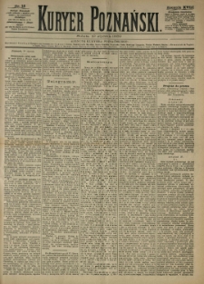Kurier Poznański 1889.01.19 R.18 nr16