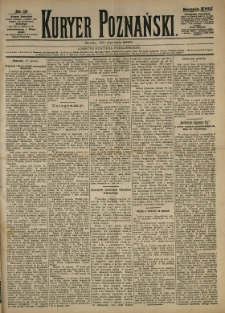 Kurier Poznański 1889.01.23 R.18 nr19