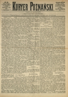 Kurier Poznański 1889.01.25 R.18 nr21