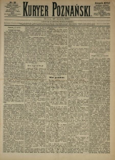 Kurier Poznański 1889.01.26 R.18 nr22