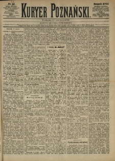 Kurier Poznański 1889.01.27 R.18 nr23