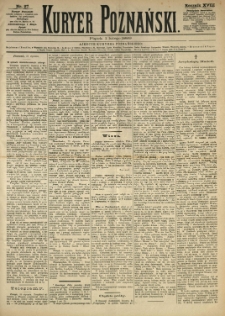 Kurier Poznański 1889.02.01 R.18 nr27
