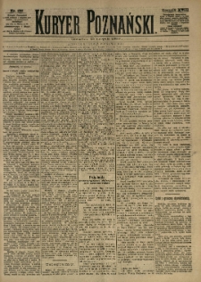 Kurier Poznański 1889.08.15 R.18 nr186