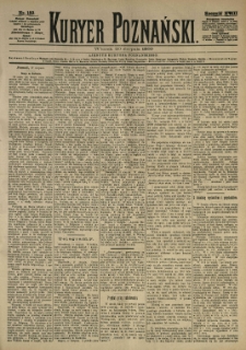 Kurier Poznański 1889.08.20 R.18 nr189