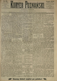 Kurier Poznański 1889.11.17 R.18 nr265