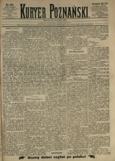 Kurier Poznański 1889.11.20 R.18 nr267