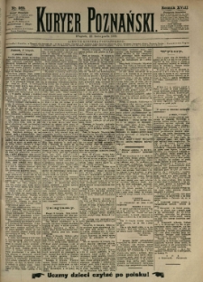 Kurier Poznański 1889.11.22 R.18 nr269