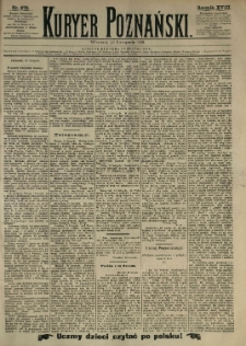 Kurier Poznański 1889.11.26 R.18 nr272