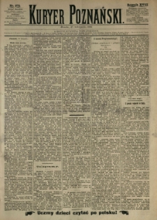 Kurier Poznański 1889.11.27 R.18 nr273