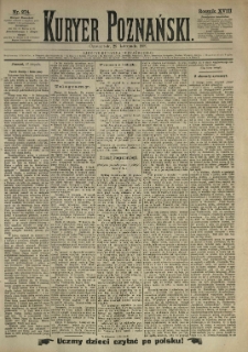 Kurier Poznański 1889.11.28 R.18 nr274