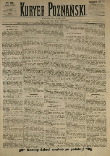 Kurier Poznański 1889.12.15 R.18 nr289