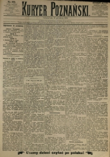 Kurier Poznański 1889.12.19 R.18 nr292