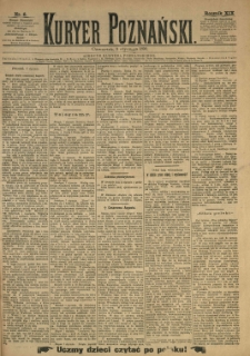 Kurier Poznański 1890.01.09 R.19 nr6