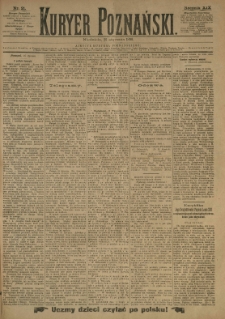 Kurier Poznański 1890.01.26 R.19 nr21