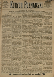 Kurier Poznański 1890.02.18 R.19 nr40
