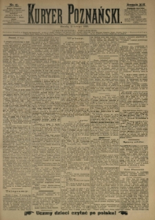 Kurier Poznański 1890.02.19 R.19 nr41