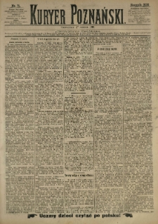 Kurier Poznański 1890.03.27 R.19 nr71