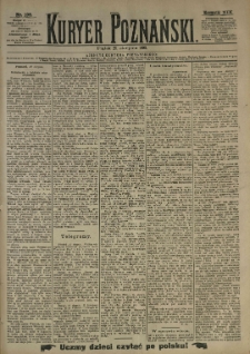 Kurier Poznański 1890.08.29 R.19 nr198