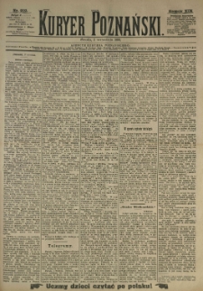 Kurier Poznański 1890.09.03 R.19 nr202