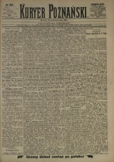 Kurier Poznański 1890.10.22 R.19 nr243