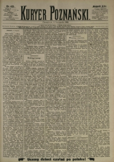 Kurier Poznański 1890.11.06 R.19 nr255