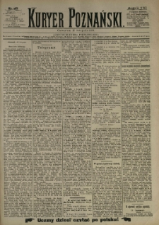 Kurier Poznański 1890.11.13 R.19 nr261