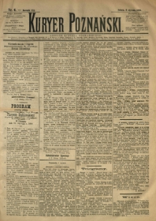 Kurier Poznański 1892.01.09 R.21 nr6