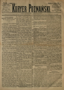 Kurier Poznański 1892.01.14 R.21 nr10