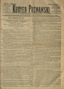 Kurier Poznański 1892.01.22 R.21 nr17