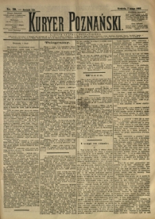 Kurier Poznański 1892.02.07 R.21 nr30