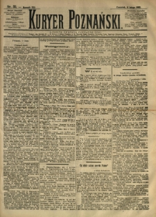 Kurier Poznański 1892.02.11 R.21 nr33
