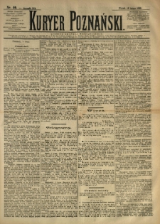 Kurier Poznański 1892.02.19 R.21 nr40