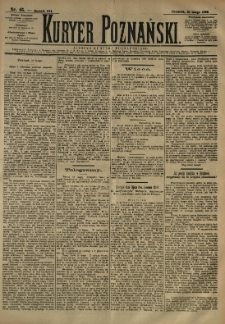 Kurier Poznański 1892.02.25 R.21 nr45