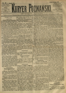 Kurier Poznański 1892.02.27 R.21 nr47