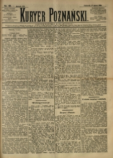 Kurier Poznański 1892.03.17 R.21 nr63