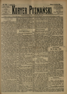 Kurier Poznański 1892.04.02 R.21 nr76