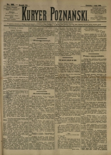 Kurier Poznański 1892.05.01 R.21 nr100