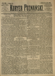 Kurier Poznański 1892.09.29 R.21 nr223