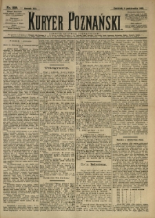 Kurier Poznański 1892.10.06 R.21 nr229