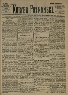 Kurier Poznański 1892.11.03 R.21 nr252
