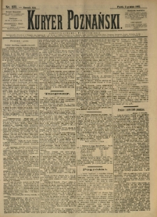 Kurier Poznański 1892.12.02 R.21 nr277