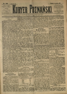 Kurier Poznański 1892.12.06 R.21 nr280