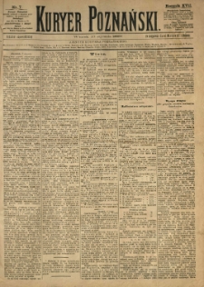 Kurier Poznański 1888.01.10 R.17 nr7