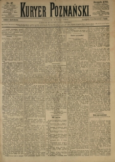 Kurier Poznański 1888.02.03 R.17 nr27