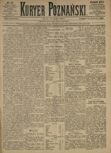 Kurier Poznański 1888.02.15 R.17 nr37