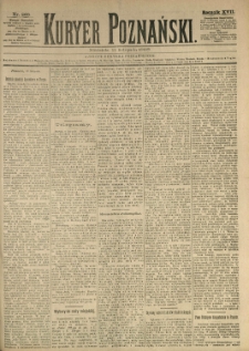 Kurier Poznański 1888.11.11 R.17 nr260