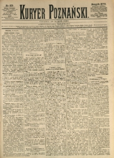 Kurier Poznański 1888.11.29 R.17 nr275